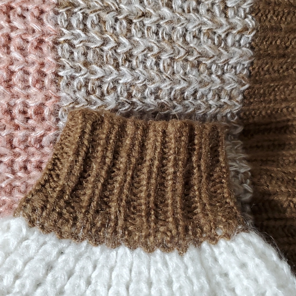 Multi Color Striped Boho Sweater - Picture 5 of 5